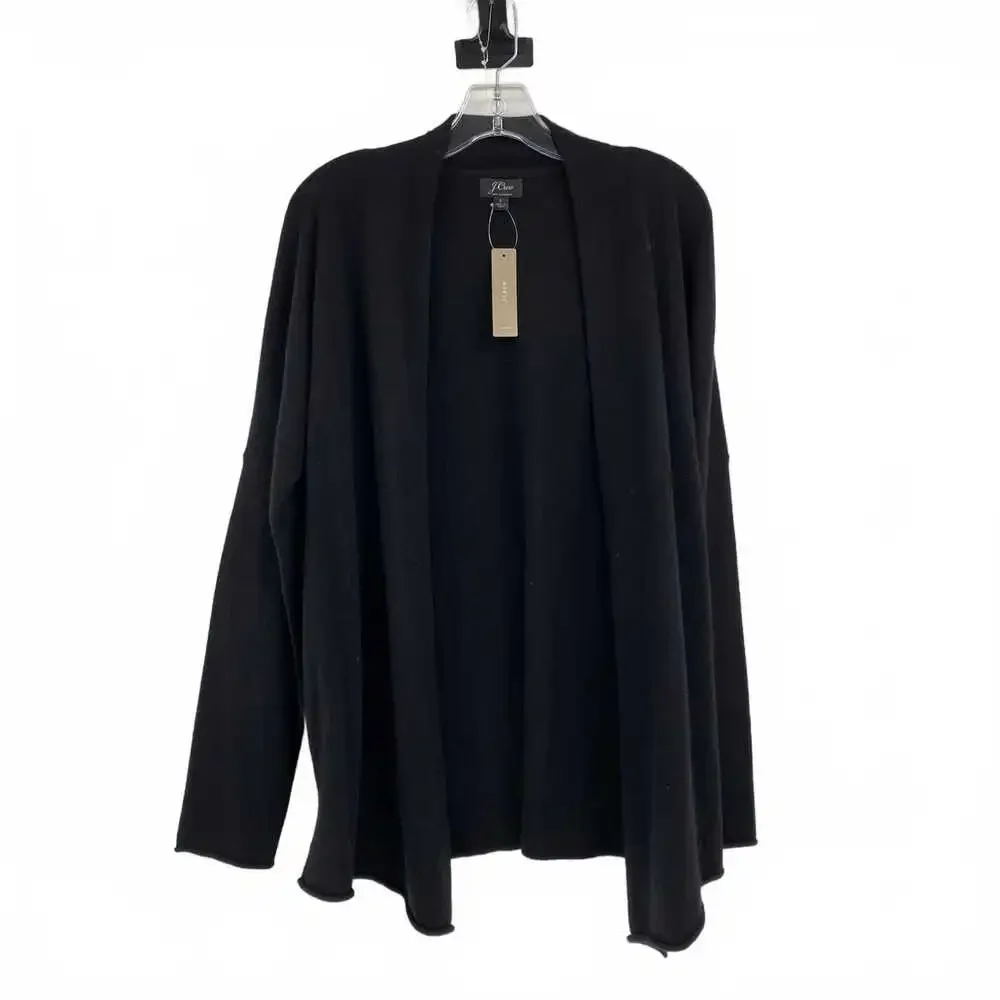 J. Crew Black Cashmere Cardigan | Women’s Regular L